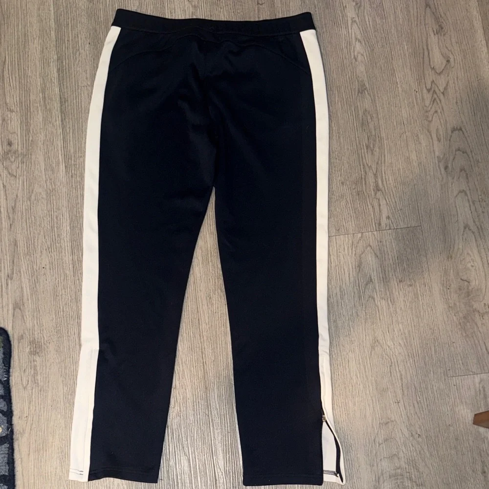 Tory Sport Navy BlueTrack Pants with White Stripes